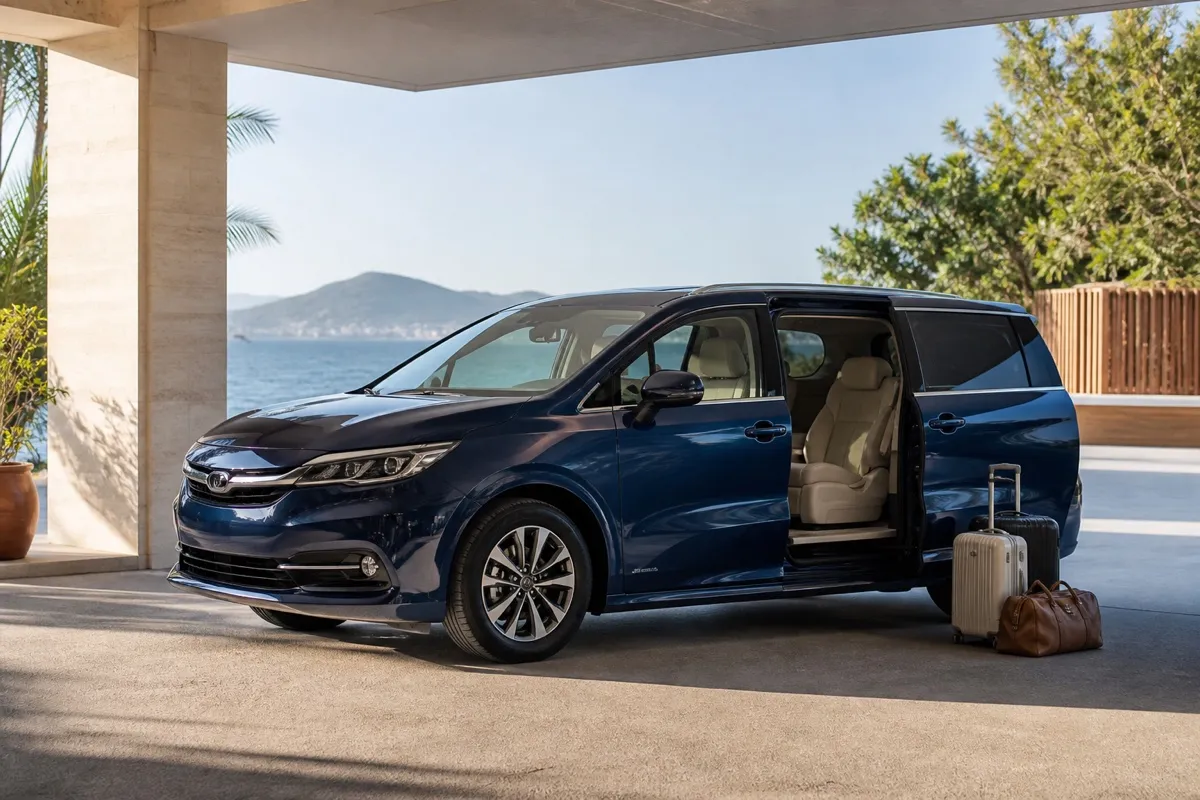MPV 7 chỗ với cửa trượt và khoang hành khách rộng